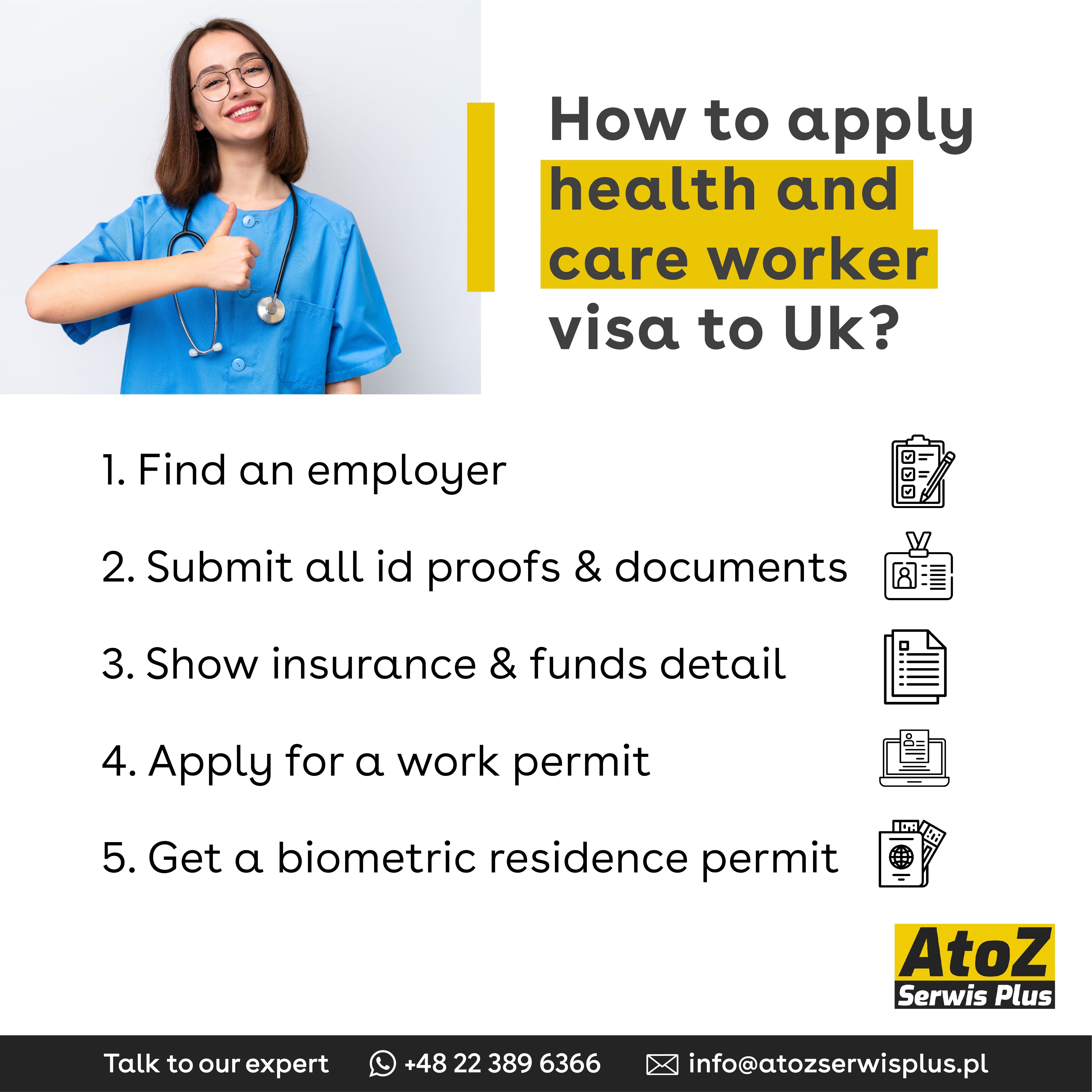 How to apply health and care Worker visa to Uk Work AtoZ Serwis